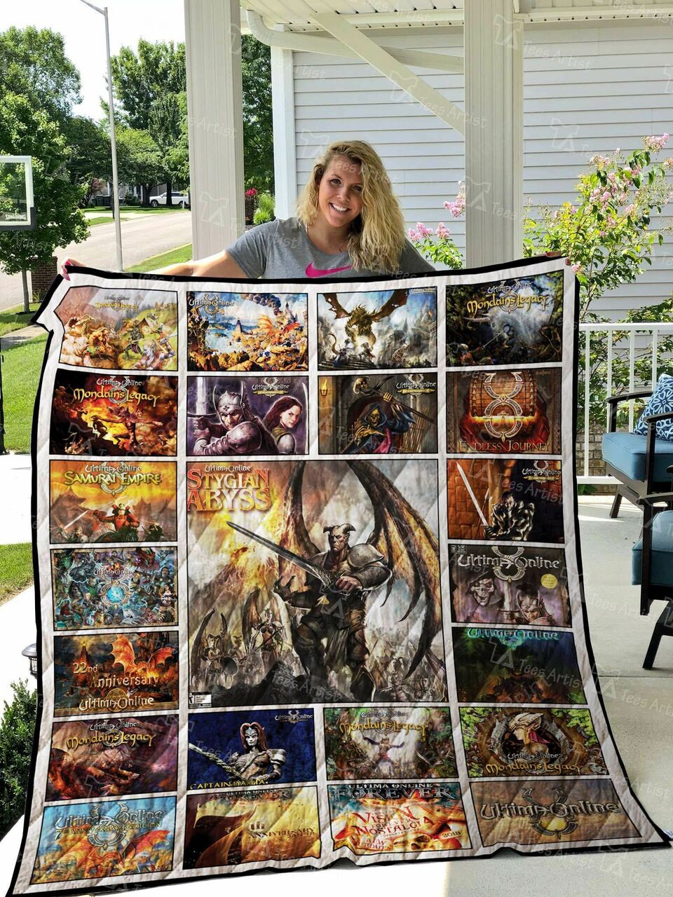 Classic Ultima Online Quilt Bedding Set Blanket - Ideal for Home Decoration and Gift Giving