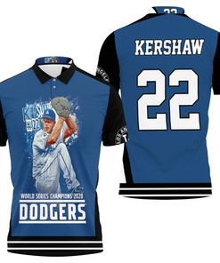 Clayton Kershaw 22 La Dodgers Polo Shirt