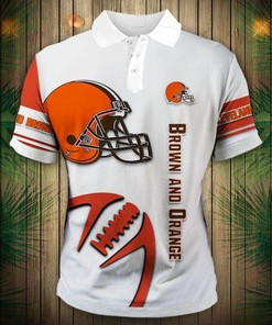 Cleveland Browns Zigzag Casual Polo Shirt