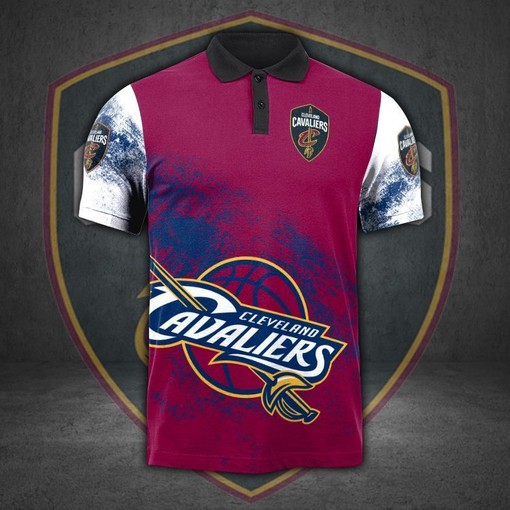 Cleveland Cavaliers 3D Polo Shirt