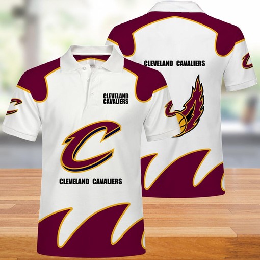 Cleveland Cavaliers Button Up Polo Shirt