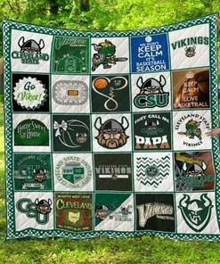 Cleveland State Vikings Personalized Quilt Bedding Set for Home Decoration & Family Gifts