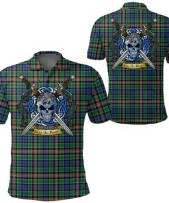 Clothing - Allison Tartan Polo Shirt Celtic Scottish Warrior - Golf Shirt