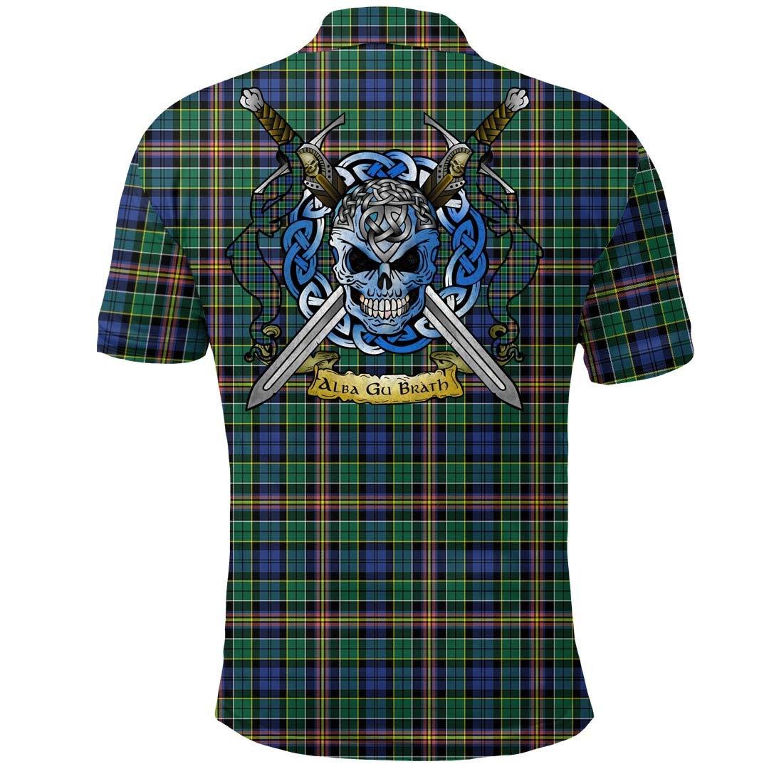 Clothing - Allison Tartan Polo Shirt Celtic Scottish Warrior - Golf ...