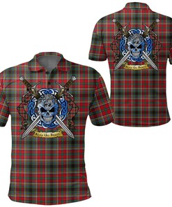 Clothing - Anderson of Arbrake Tartan Polo Shirt Celtic Scottish Warrior - Golf Shirt
