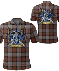 Clothing - Cameron of Erracht Weathered Tartan Polo Shirt Celtic Scottish Warrior - Golf Shirt