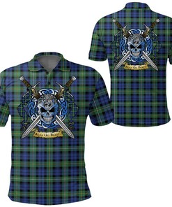Clothing - Campbell Argyll Ancient Tartan Polo Shirt Celtic Scottish Warrior - Golf Shirt