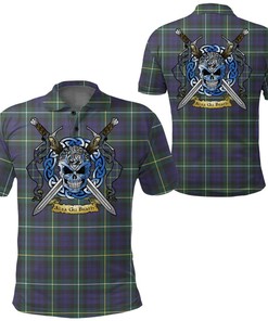 Clothing - Campbell Argyll Modern Tartan Polo Shirt Celtic Scottish Warrior - Golf Shirt