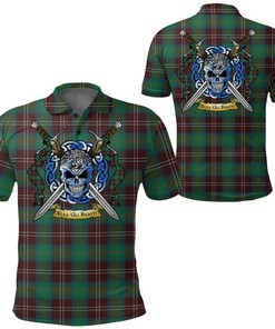 Clothing - Chisholm Hunting Ancient Tartan Polo Shirt Celtic Scottish Warrior - Golf Shirt