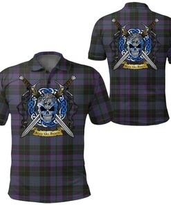 Clothing - Clergy Green Tartan Polo Shirt Celtic Scottish Warrior - Golf Shirt