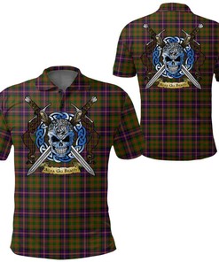 Clothing - Cochrane Modern Tartan Polo Shirt Celtic Scottish Warrior - Golf Shirt