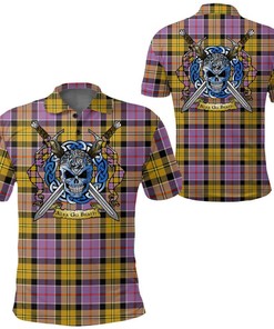 Clothing - Culloden Ancient Tartan Polo Shirt Celtic Scottish Warrior - Golf Shirt