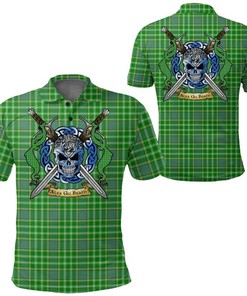 Clothing - Currie Tartan Polo Shirt Celtic Scottish Warrior - Golf Shirt