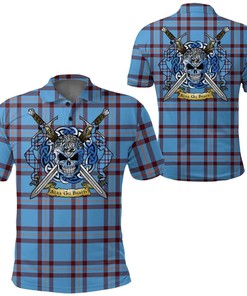 Clothing - Elliot Ancient Tartan Polo Shirt Celtic Scottish Warrior - Golf Shirt