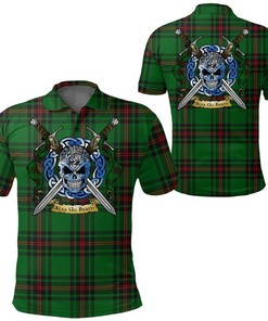 Clothing - Fife District Tartan Polo Shirt Celtic Scottish Warrior - Golf Shirt