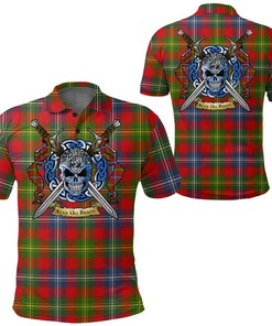 Clothing - Forrester Tartan Polo Shirt Celtic Scottish Warrior - Golf Shirt