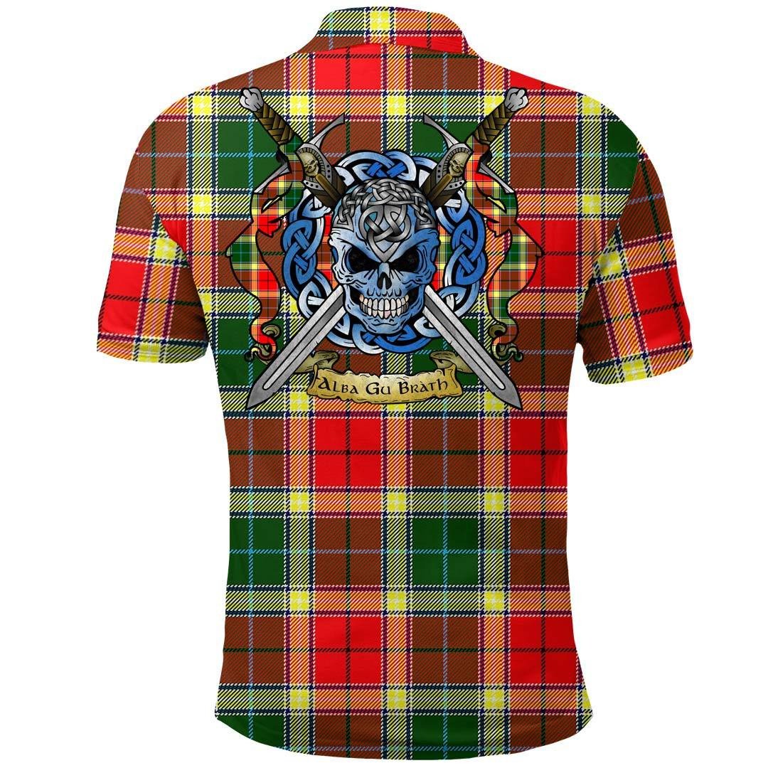 Clothing - Gibbs Tartan Polo Shirt Celtic Scottish Warrior - Golf Shirt - Image 2