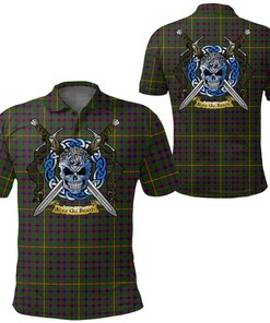 Clothing - Hall Tartan Polo Shirt Celtic Scottish Warrior - Golf Shirt