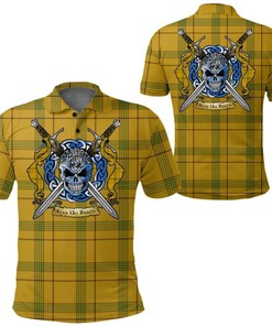 Clothing - Houston Tartan Polo Shirt Celtic Scottish Warrior - Golf Shirt