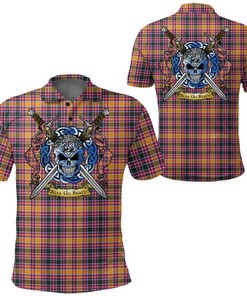 Clothing - Jacobite Tartan Polo Shirt Celtic Scottish Warrior - Golf Shirt