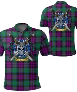 Clothing - MacArthur – Milton Tartan Polo Shirt Celtic Scottish Warrior - Golf Shirt