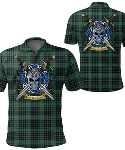 Clothing - MacAulay Hunting Ancient Tartan Polo Shirt Celtic Scottish Warrior - Golf Shirt