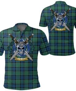 Clothing - MacCallum Ancient Tartan Polo Shirt Celtic Scottish Warrior - Golf Shirt