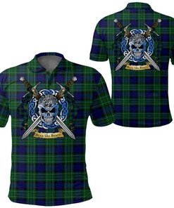 Clothing - MacCallum Modern Tartan Polo Shirt Celtic Scottish Warrior - Golf Shirt