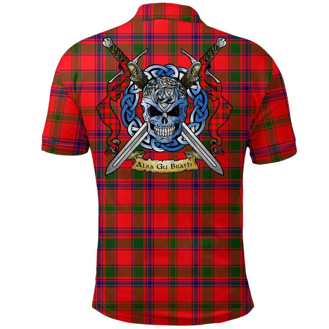 Clothing - MacColl Modern Tartan Polo Shirt Celtic Scottish Warrior - Golf Shirt - Image 2
