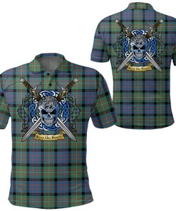 Clothing - MacDonnell of Glengarry Ancient Tartan Polo Shirt Celtic Scottish Warrior - Golf Shirt