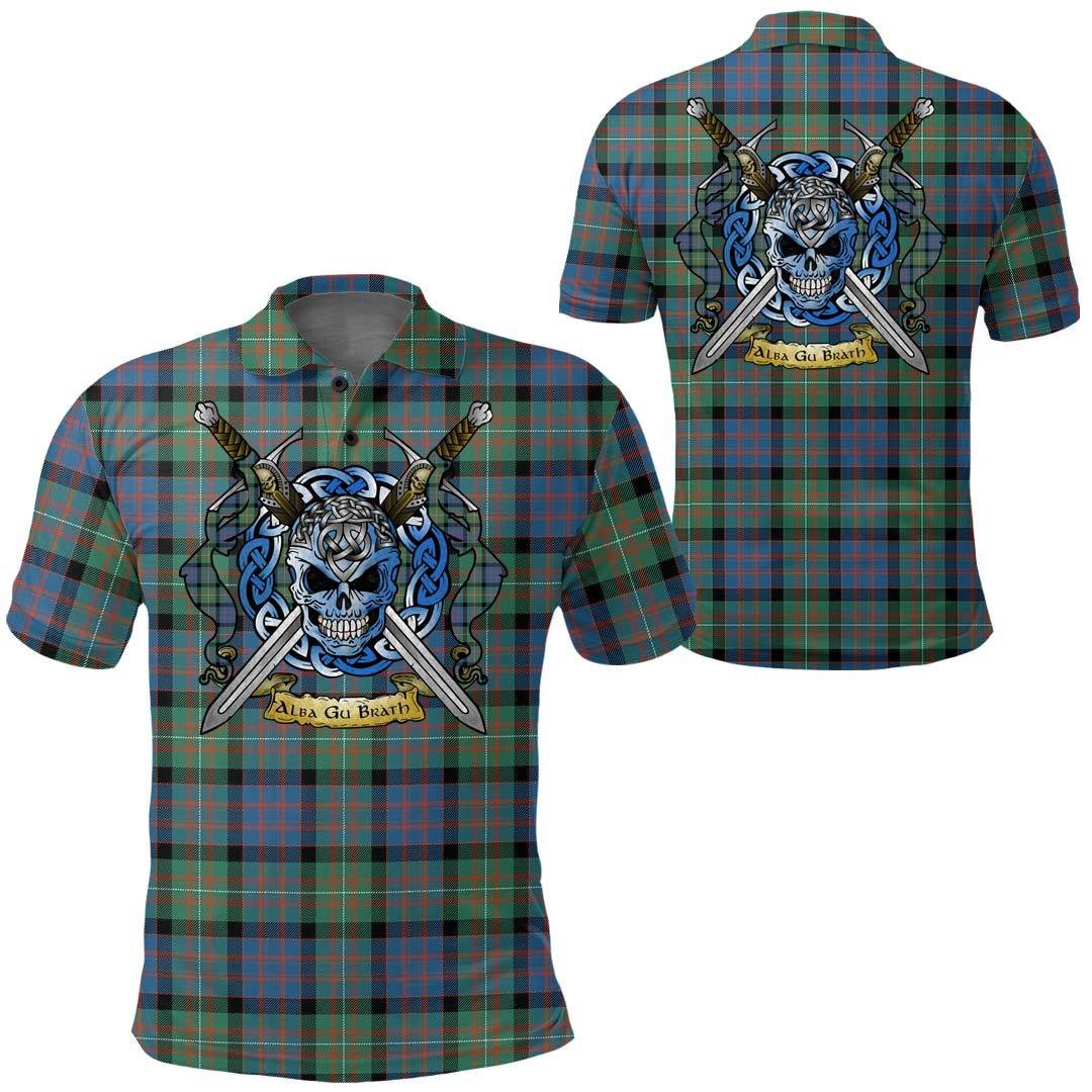 Clothing - MacDonnell of Glengarry Ancient Tartan Polo Shirt Celtic Scottish Warrior - Golf Shirt
