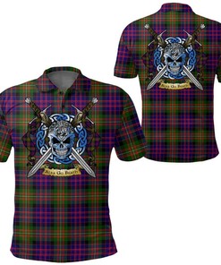 Clothing - MacDonnell of Glengarry Modern Tartan Polo Shirt Celtic Scottish Warrior - Golf Shirt