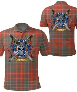 Clothing - MacDougall Ancient Tartan Polo Shirt Celtic Scottish Warrior - Golf Shirt