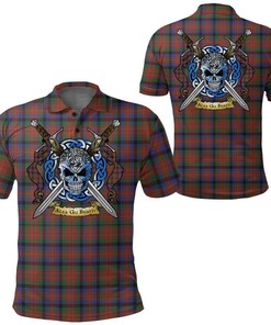 Clothing - MacDuff Hunting Modern Tartan Polo Shirt Celtic Scottish Warrior - Golf Shirt