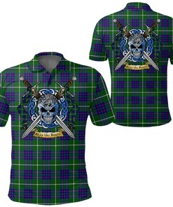 Clothing - MacIntyre Hunting Modern Tartan Polo Shirt Celtic Scottish Warrior - Golf Shirt