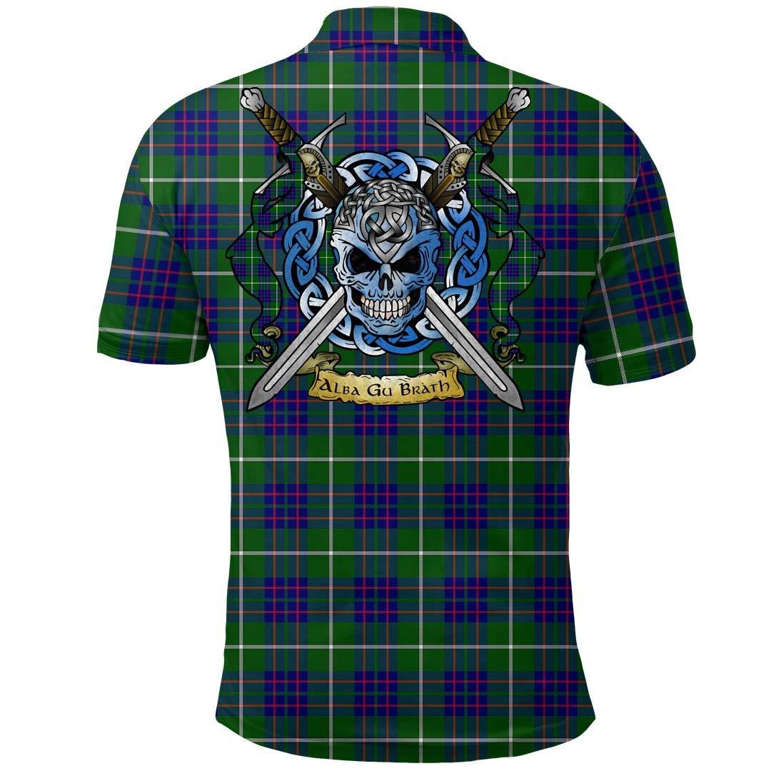 Clothing - MacIntyre Hunting Modern Tartan Polo Shirt Celtic Scottish Warrior - Golf Shirt - Image 2