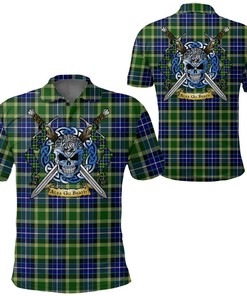 Clothing - MacKellar Tartan Polo Shirt Celtic Scottish Warrior - Golf Shirt