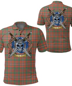 Clothing - MacKinnon Ancient Tartan Polo Shirt Celtic Scottish Warrior - Golf Shirt