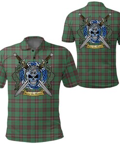 Clothing - MacKinnon Hunting Ancient Tartan Polo Shirt Celtic Scottish Warrior - Golf Shirt