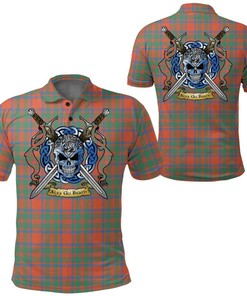 Clothing - MacKintosh Ancient Tartan Polo Shirt Celtic Scottish Warrior - Golf Shirt