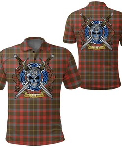 Clothing - MacKintosh Hunting Weathered Tartan Polo Shirt Celtic Scottish Warrior - Golf Shirt