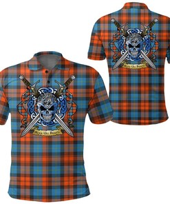 Clothing - MacLachlan Ancient Tartan Polo Shirt Celtic Scottish Warrior - Golf Shirt