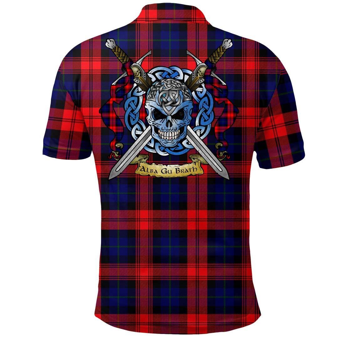 Clothing - MacLachlan Modern Tartan Polo Shirt Celtic Scottish Warrior - Golf Shirt - Image 2