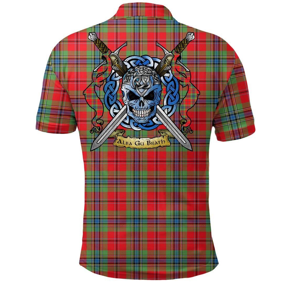 Clothing - MacLean of Duart Modern Tartan Polo Shirt Celtic Scottish Warrior - Golf Shirt - Image 2