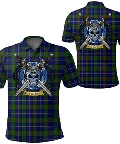 Clothing - MacLeod of Harris Modern Tartan Polo Shirt Celtic Scottish Warrior - Golf Shirt
