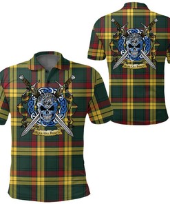 Clothing - MacMillan Old Modern Tartan Polo Shirt Celtic Scottish Warrior - Golf Shirt