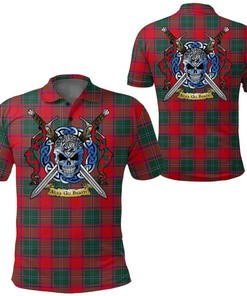 Clothing - MacPhail Clan Tartan Polo Shirt Celtic Scottish Warrior - Golf Shirt
