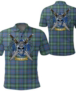 Clothing - MacPhail Hunting Ancient Tartan Polo Shirt Celtic Scottish Warrior - Golf Shirt