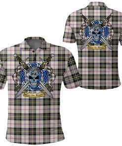 Clothing - MacPherson Dress Ancient Tartan Polo Shirt Celtic Scottish Warrior - Golf Shirt