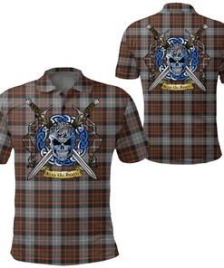 Clothing - MacRae Hunting Weathered Tartan Polo Shirt Celtic Scottish Warrior - Golf Shirt